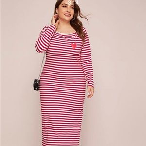 Beautiful stripe maxi dress